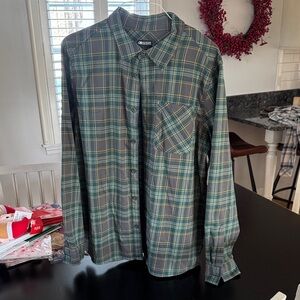 Outdoor Research Men's Plaid Flannel Button-Down Shirt